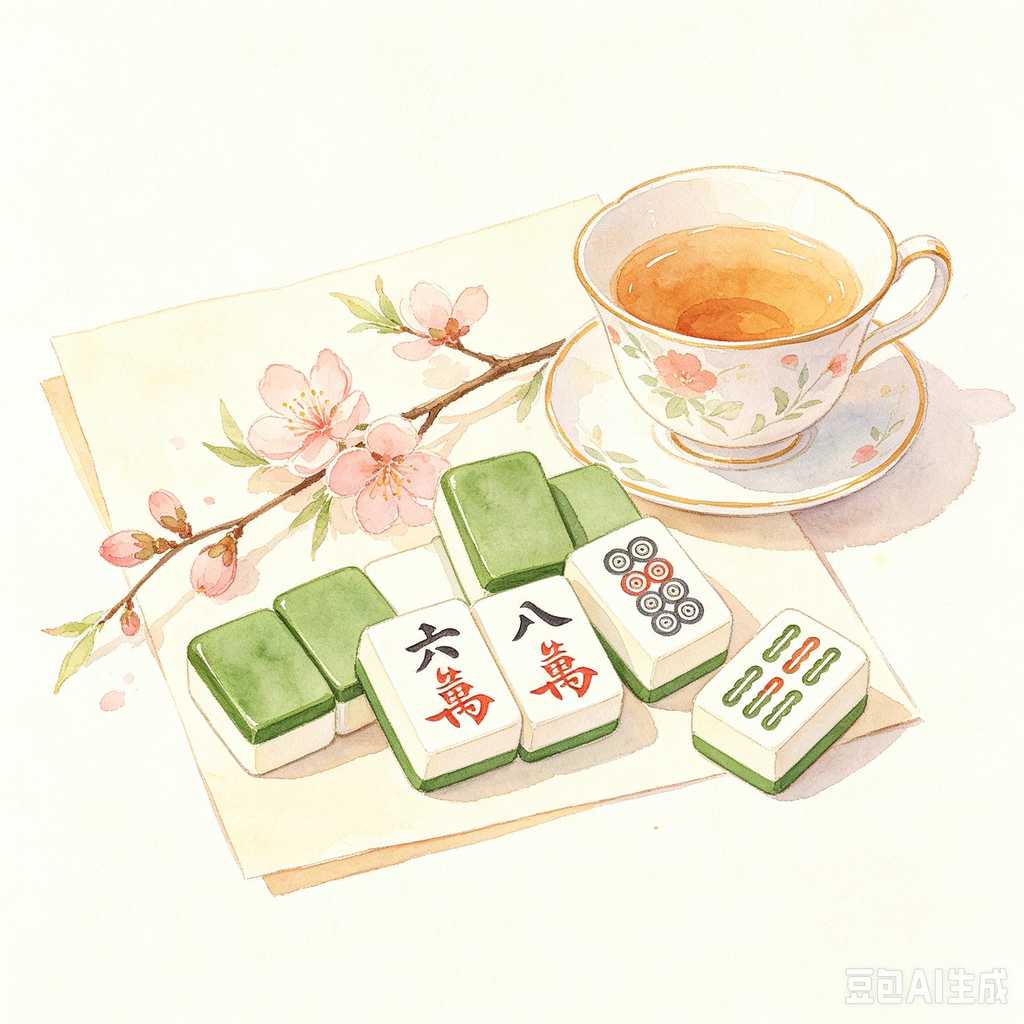black crystal mahjong tiles